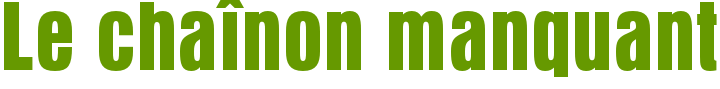 Le chaînon manquant